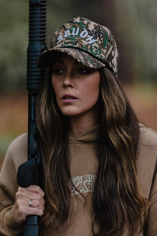 White HOUSE Commando Camo Hat