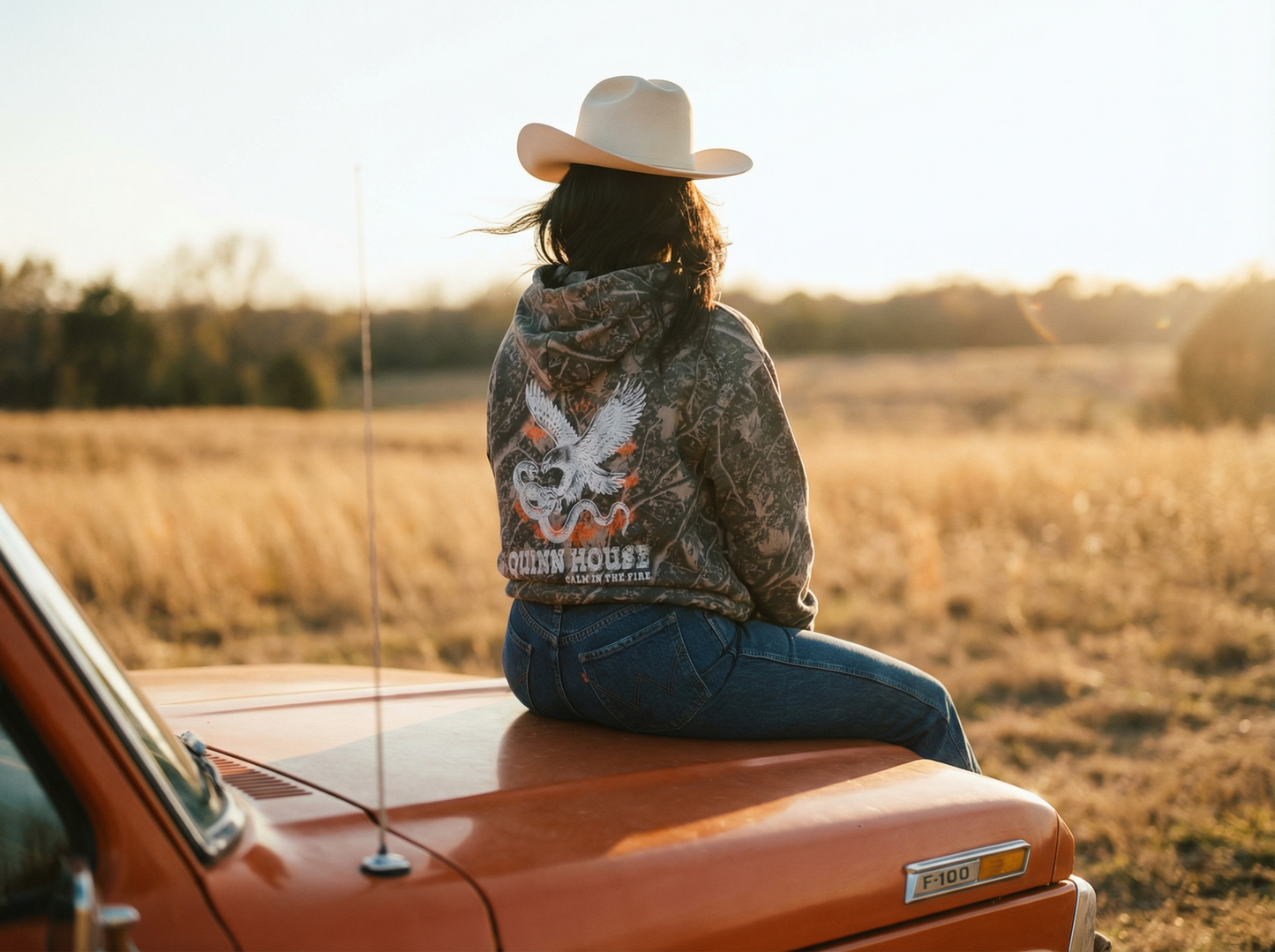 Calm In The Fire Camo Hoodie