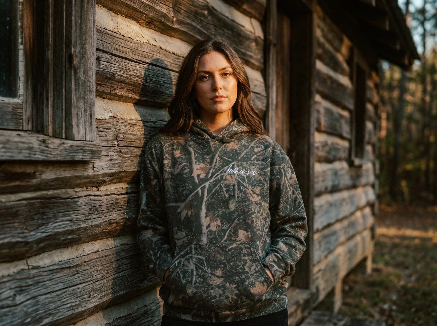 Calm In The Fire Camo Hoodie